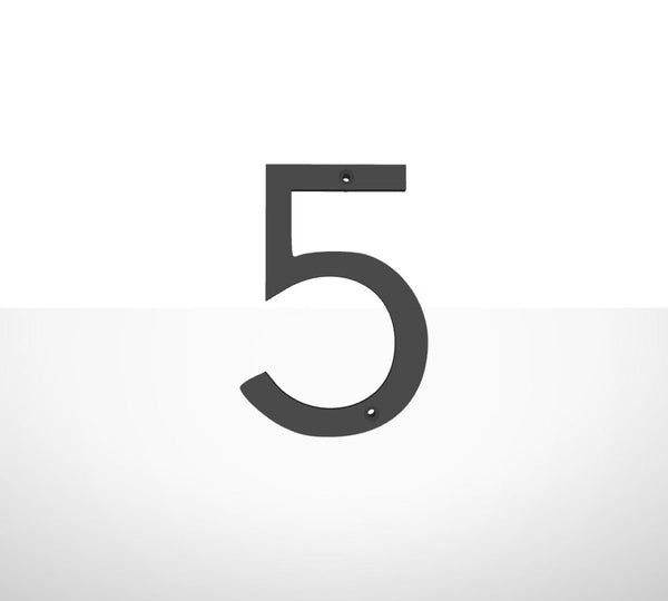 Moderne Hausnummer - 5