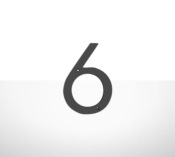 Moderne Hausnummer - 6