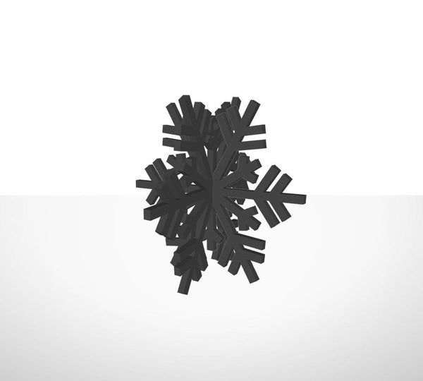 3D Snowflake Christmas Decorations (2-Pack)