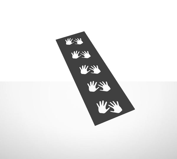 Elfen-Tür - kleine Handabdrücke