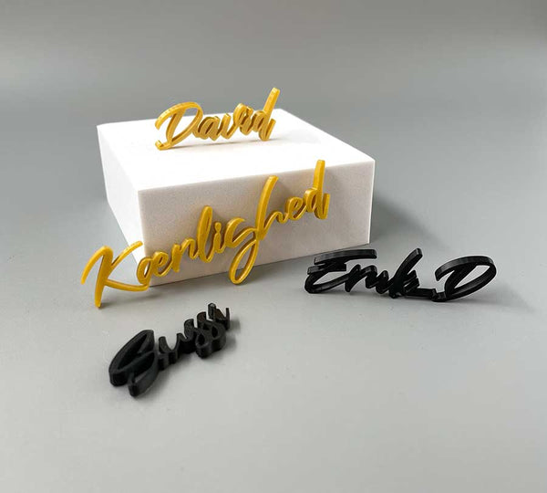 3D printed place cards - 10 pieces - Type 1