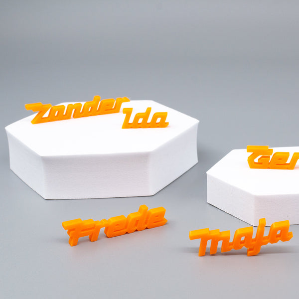 3D printed place cards - 10 pieces - Type 3