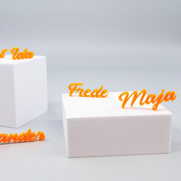 3D printed place cards - 10 pieces - Type 4