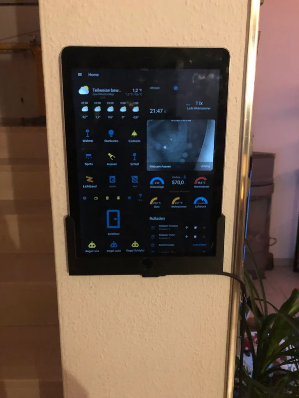 Wandhalterung für iPad 10,2