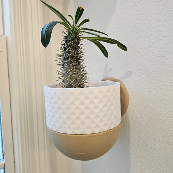 Wall-mounted flowerpot